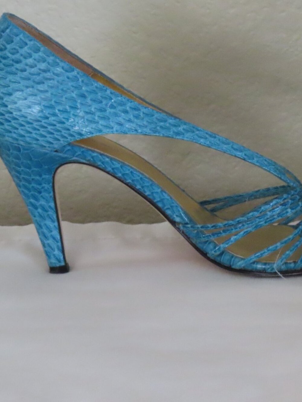 Dani Black Vero Cuoio size 8.5 M 3.5" Heels